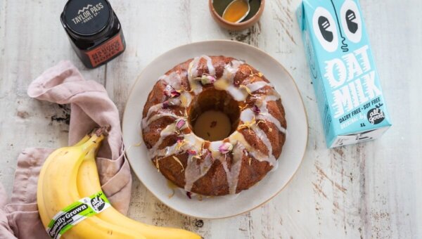 Banana Honey Bundt Cake