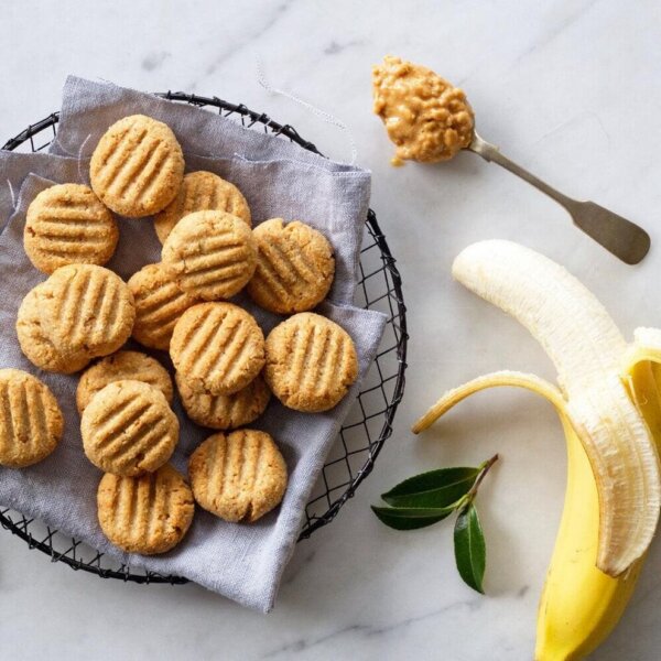 Banana & Peanut Butter Cookies