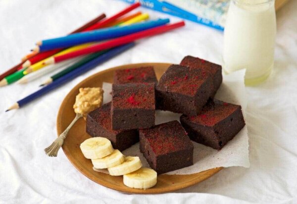 Chocolate, Banana & Peanut Butter Brownies